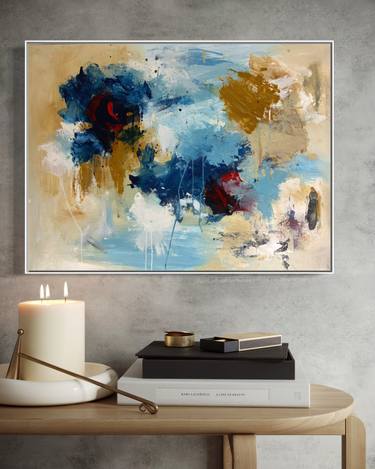 Original Abstract Expressionism Abstract Paintings by Rodrigue Semabia