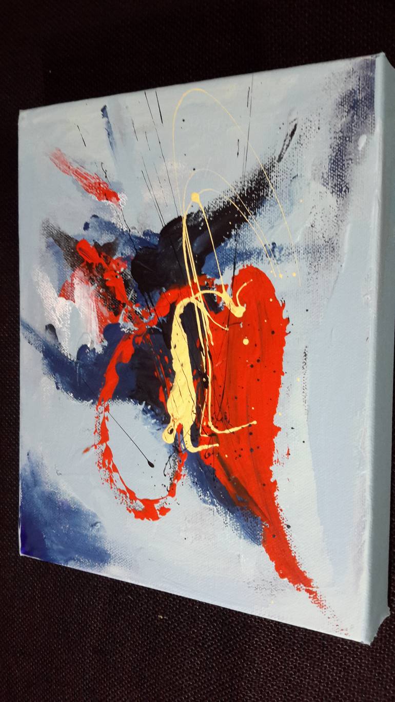 Original Other Abstract Painting by Rodrigue Semabia