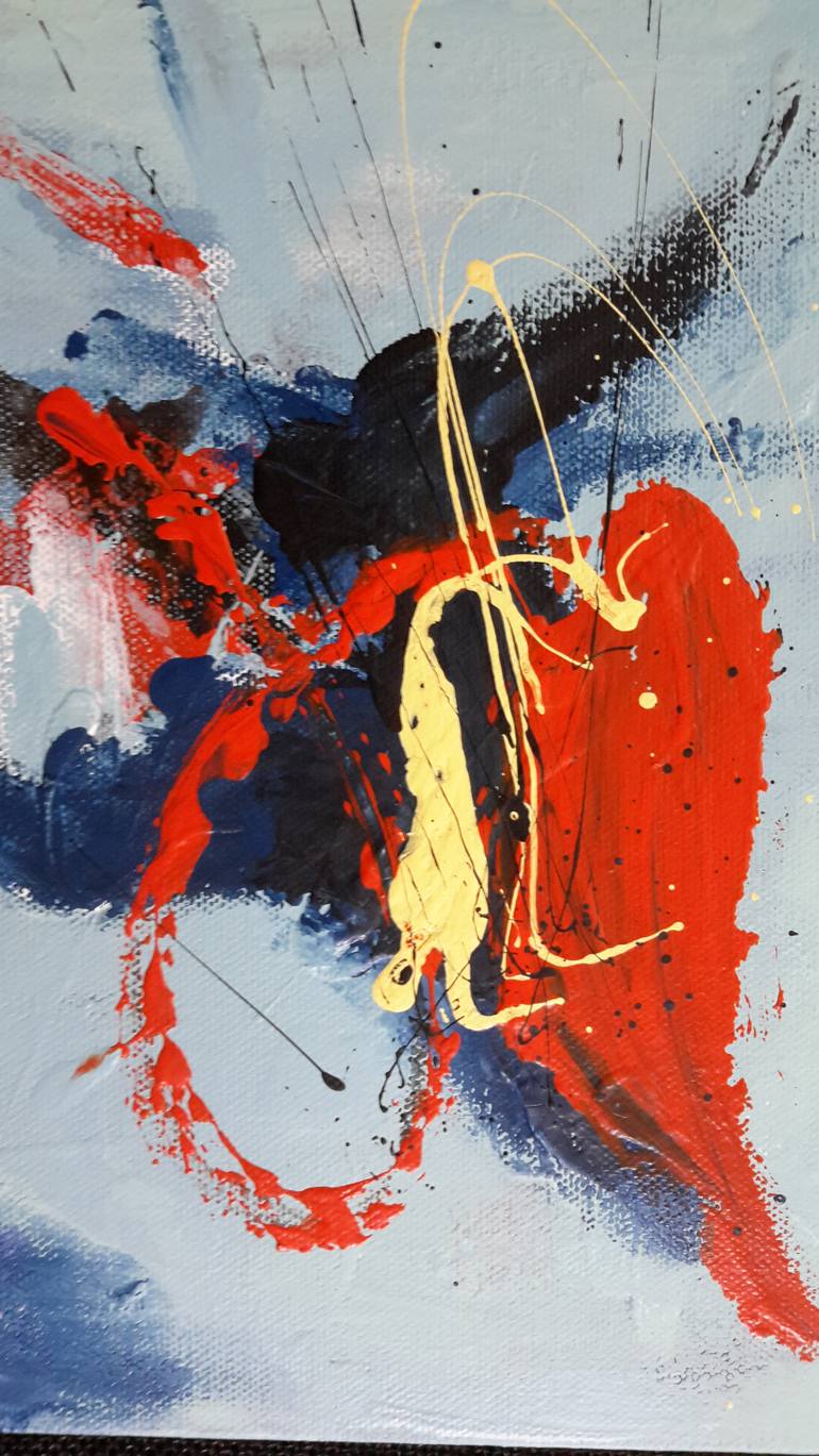 Original Other Abstract Painting by Rodrigue Semabia