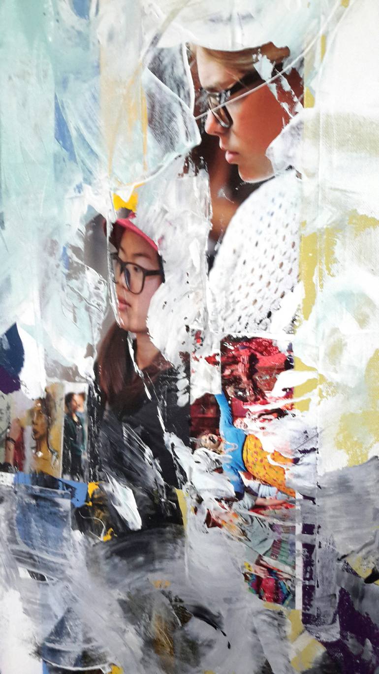 Original Other Abstract Collage by Rodrigue Semabia