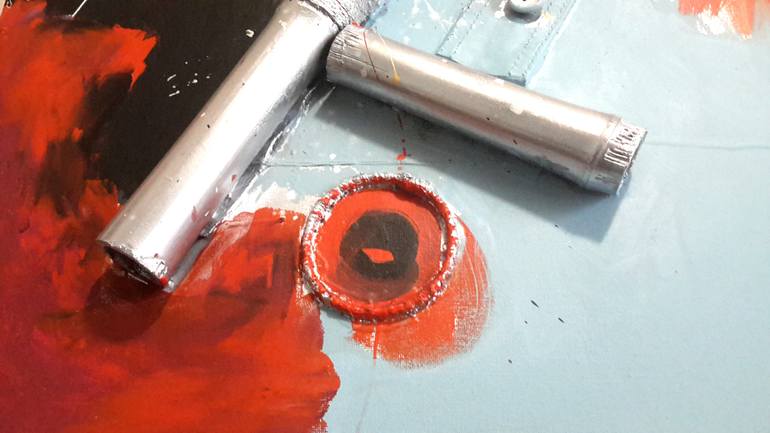 Original Other Abstract Collage by Rodrigue Semabia