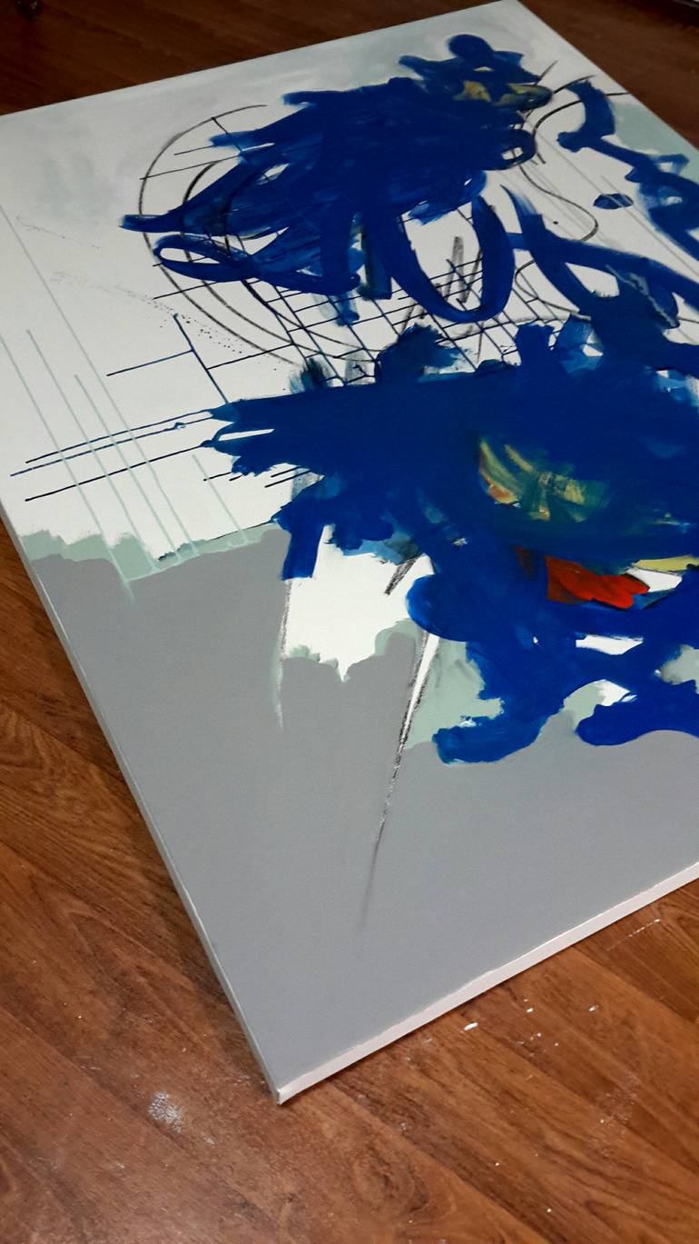 Original Other Abstract Painting by Rodrigue Semabia