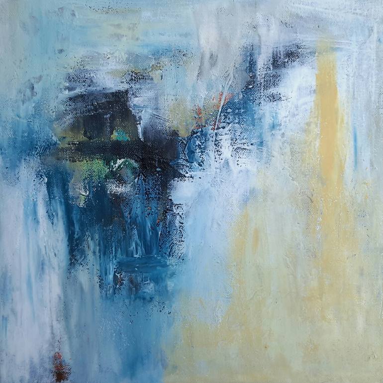 Original Fine Art Abstract Paintings by Rodrigue Semabia