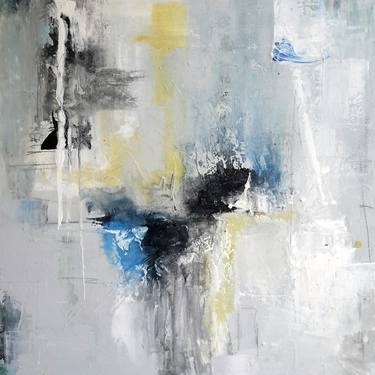 Original Fine Art Abstract Paintings by Rodrigue Semabia