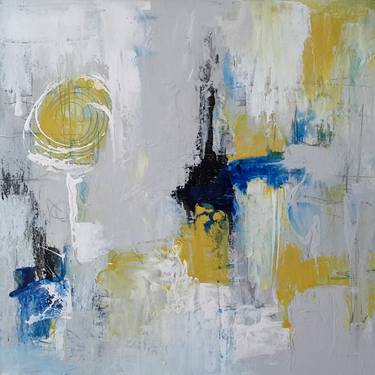 Original Fine Art Abstract Paintings by Rodrigue Semabia