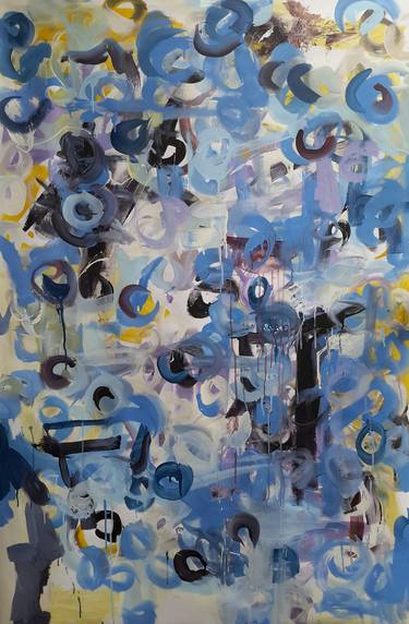 Original Abstract Paintings by Rodrigue Semabia