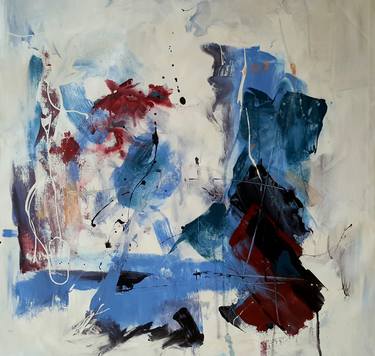 Original Abstract Expressionism Abstract Paintings by Rodrigue Semabia