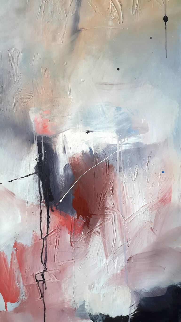 Original Abstract Expressionism Abstract Painting by Rodrigue Semabia