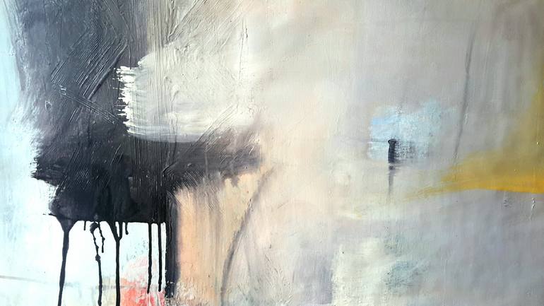 Original Abstract Expressionism Abstract Painting by Rodrigue Semabia