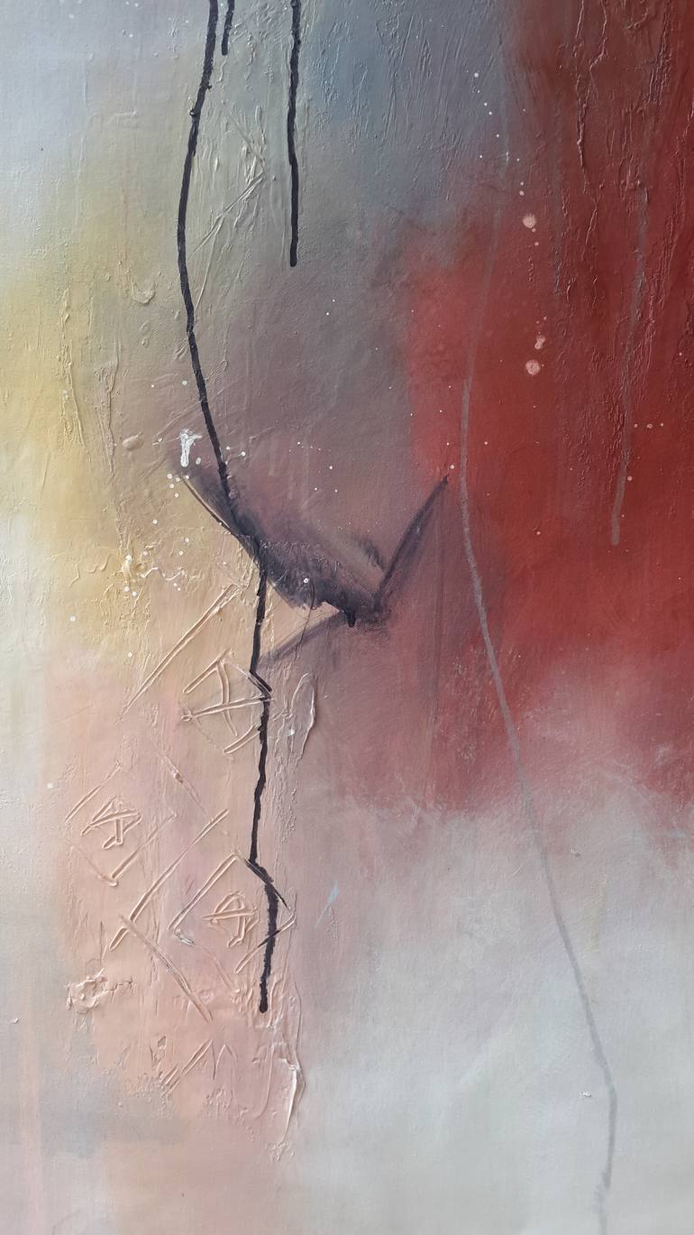 Original Abstract Expressionism Abstract Painting by Rodrigue Semabia