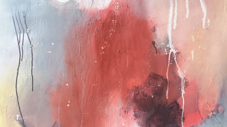 Original Abstract Expressionism Abstract Painting by Rodrigue Semabia