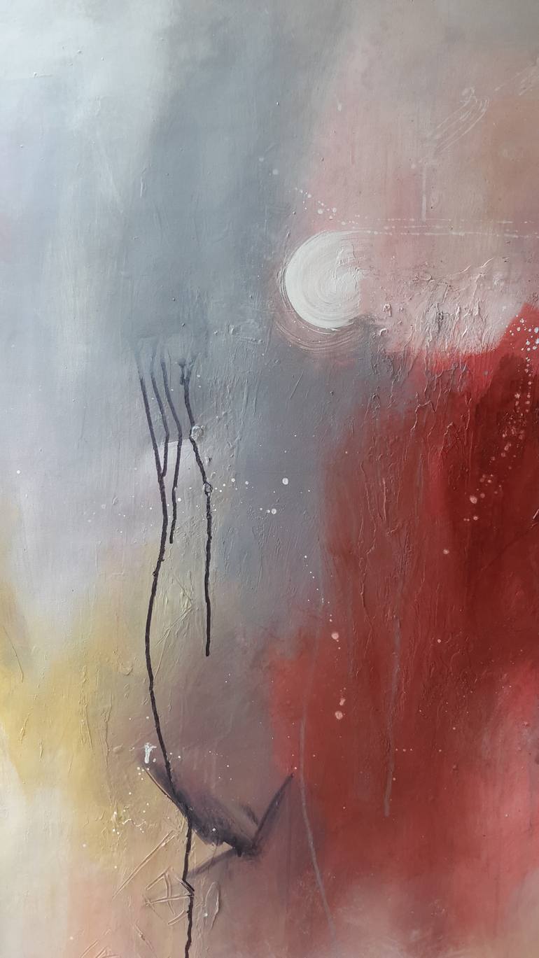 Original Abstract Expressionism Abstract Painting by Rodrigue Semabia