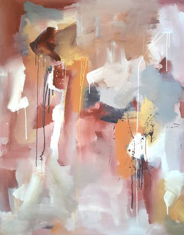 Original Abstract Expressionism Abstract Paintings by Rodrigue Semabia