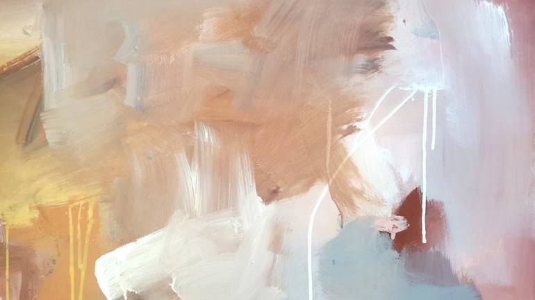 Original Abstract Expressionism Abstract Painting by Rodrigue Semabia