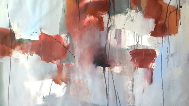 Original Abstract Expressionism Abstract Painting by Rodrigue Semabia