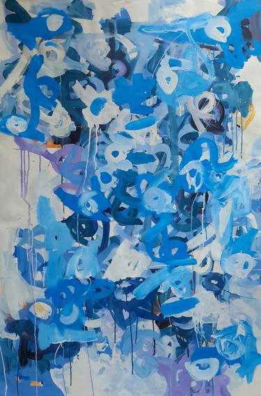 Original Abstract Paintings by Rodrigue Semabia