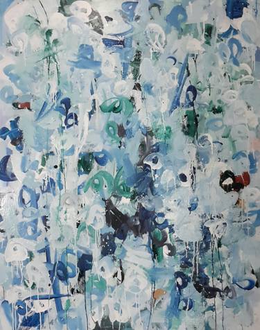 Original Abstract Expressionism Abstract Paintings by Rodrigue Semabia