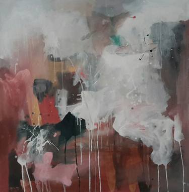 Original Abstract Expressionism Abstract Paintings by Rodrigue Semabia