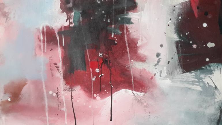 Original Abstract Expressionism Abstract Painting by Rodrigue Semabia