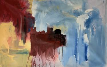 Original Abstract Expressionism Abstract Paintings by Rodrigue Semabia