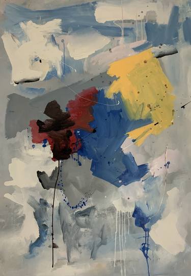 Original Abstract Paintings by Rodrigue Semabia