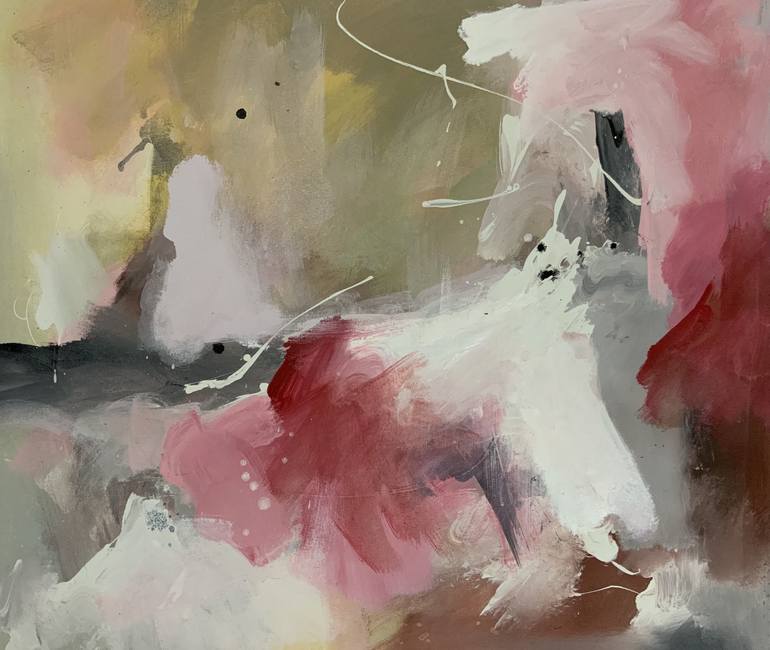 Original Abstract Expressionism Abstract Paintings by Rodrigue Semabia