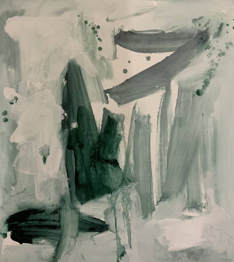Original Abstract Expressionism Abstract Paintings by Rodrigue Semabia
