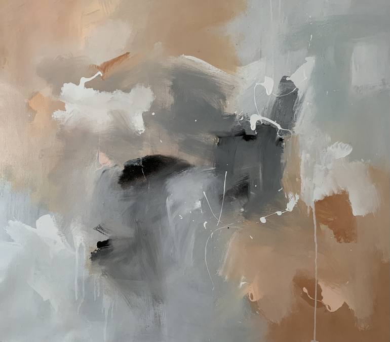 Original Abstract Expressionism Abstract Paintings by Rodrigue Semabia