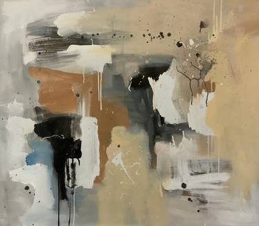 Original Abstract Expressionism Abstract Paintings by Rodrigue Semabia