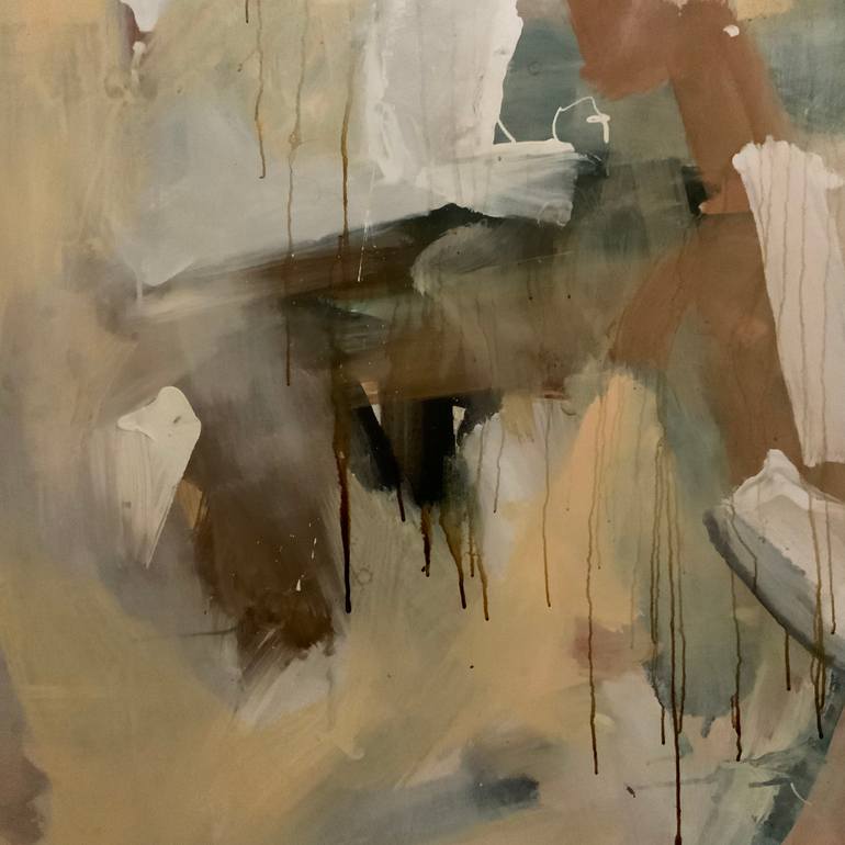 Original Abstract Expressionism Abstract Painting by Rodrigue Semabia