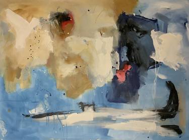 Original Abstract Expressionism Abstract Paintings by Rodrigue Semabia