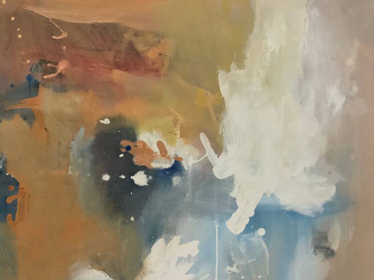 Original Abstract Expressionism Abstract Painting by Rodrigue Semabia