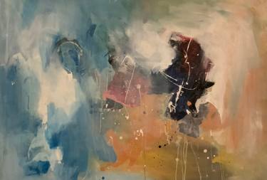 Original Abstract Expressionism Abstract Paintings by Rodrigue Semabia