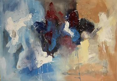 Print of Abstract Paintings by Rodrigue Semabia