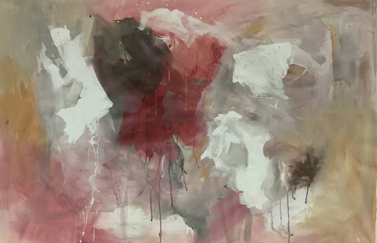 Original Abstract Expressionism Abstract Paintings by Rodrigue Semabia