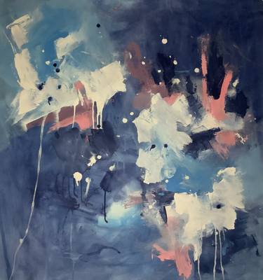 Print of Abstract Expressionism Abstract Paintings by Rodrigue Semabia