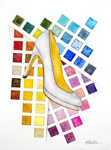 Original Pop Art Fashion Paintings by Lisa Bellavance