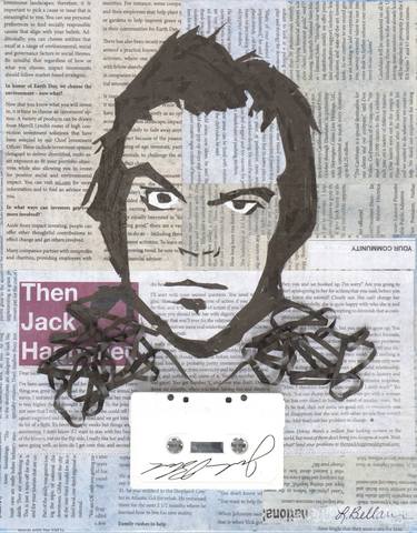 Jack Black Watercolor Cassette Portrait thumb