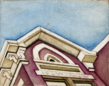 Original Realism Architecture Printmaking by Lisa Bellavance