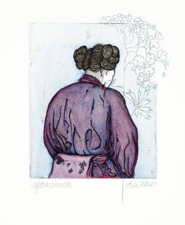 Original Realism Women Printmaking by Lisa Bellavance