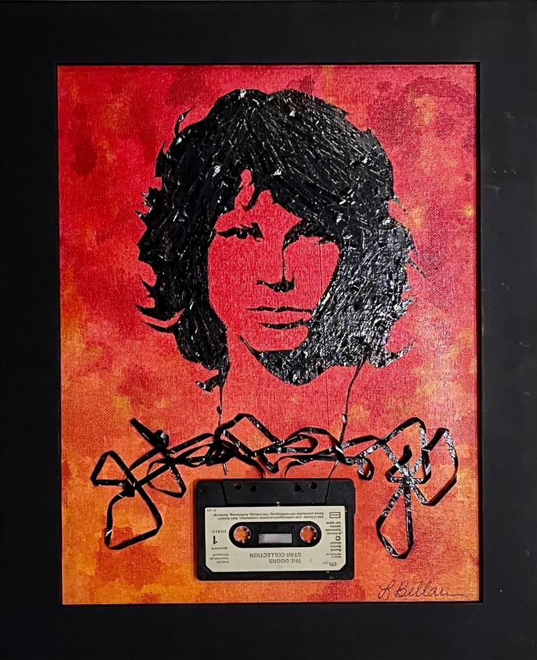 Original Conceptual Pop Culture/Celebrity Mixed Media by Lisa Bellavance