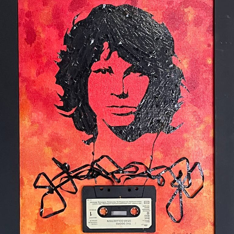 Original Conceptual Pop Culture/Celebrity Mixed Media by Lisa Bellavance