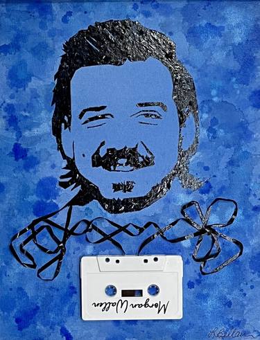 Blue Morgan Wallen Cassette Portrait thumb