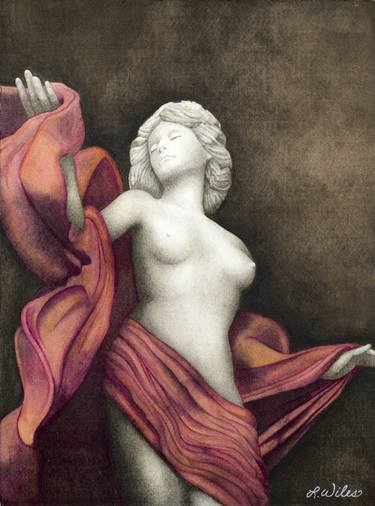 Original Realism Nude Printmaking by Lisa Bellavance