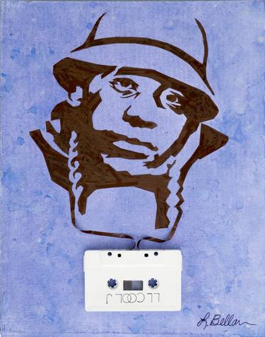 Ladies Love Cool James - LL Cool J Blue Cassette Portrait thumb