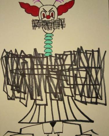 Original Abstract Expressionism Abstract Drawings by Greg Furie