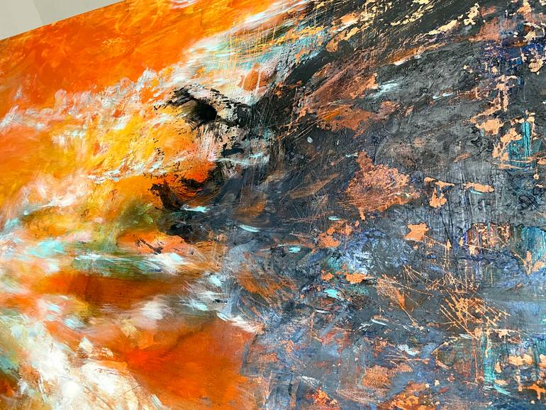 Original Abstract Expressionism Abstract Painting by Daphne Verheijke