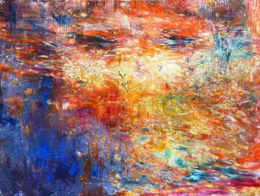 Original Abstract Expressionism Abstract Paintings by Daphne Verheijke
