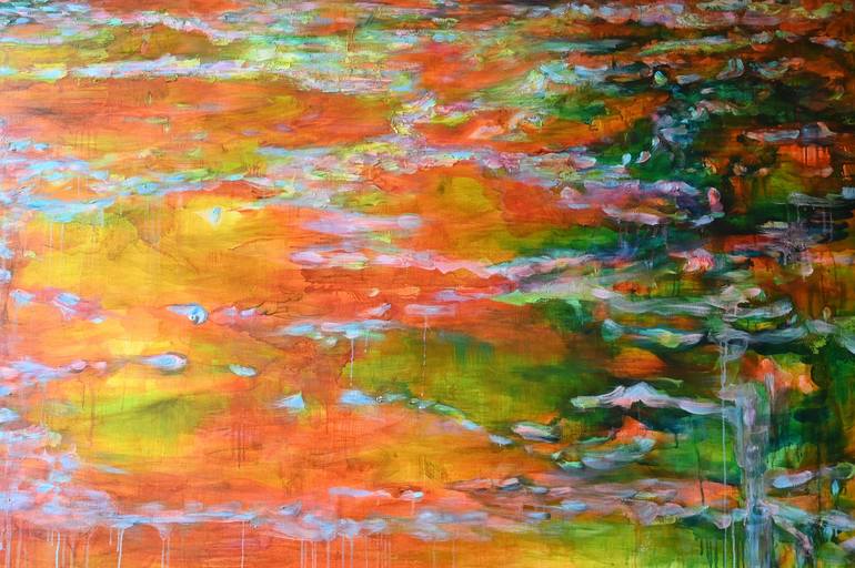 Original Abstract Nature Painting by Daphne Verheijke