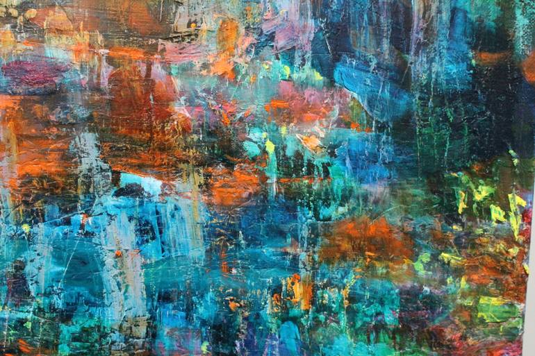 Original Abstract Expressionism Abstract Painting by Daphne Verheijke